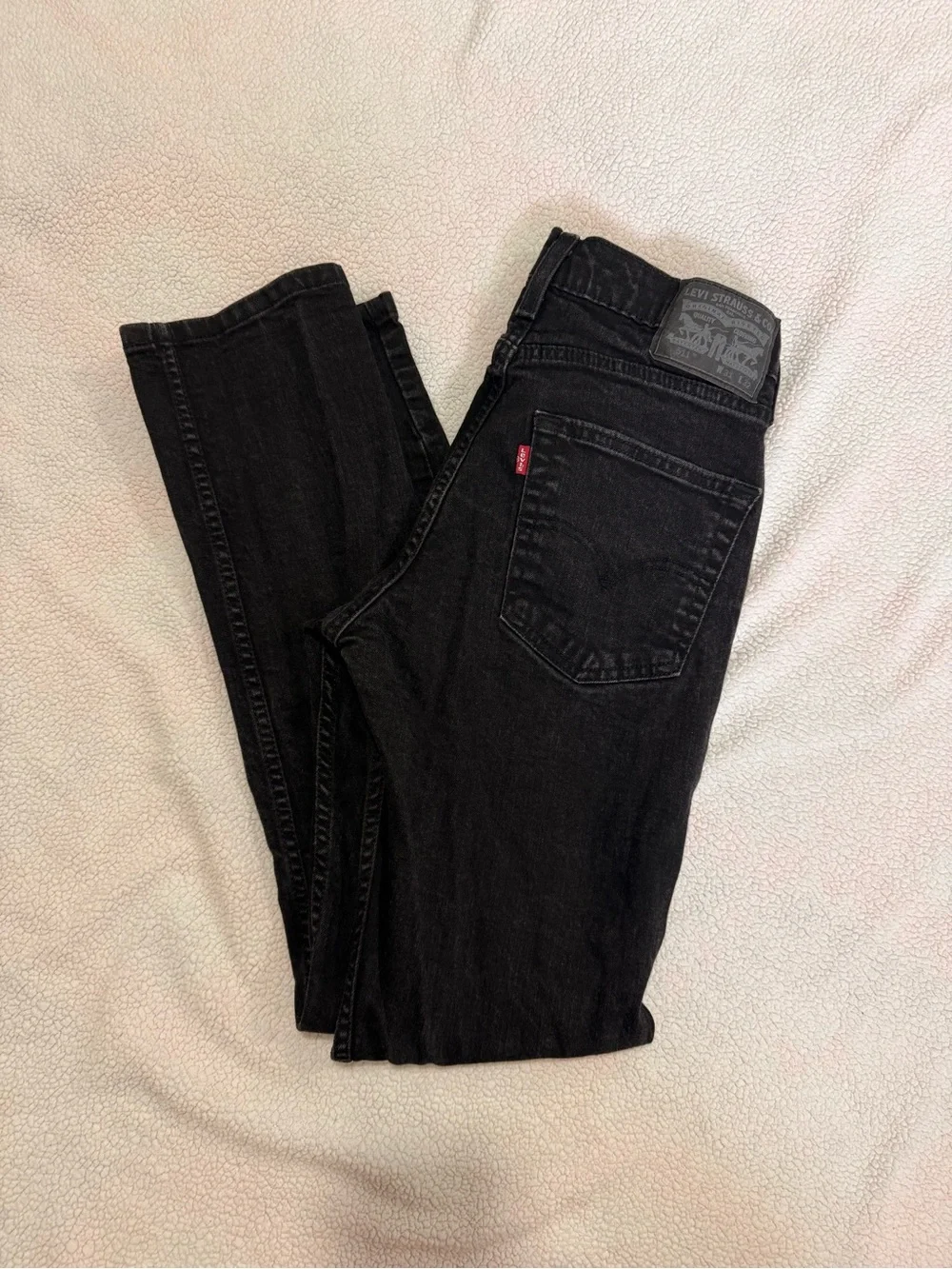 Levi's Black Slim Straight Jeans
